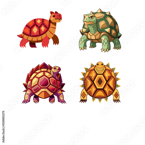 vector illustration of a turtle