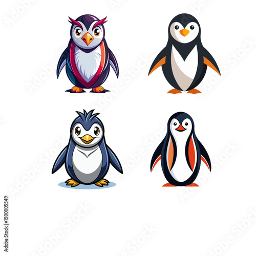 set of penguins
