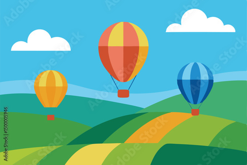 hot air balloon in sky