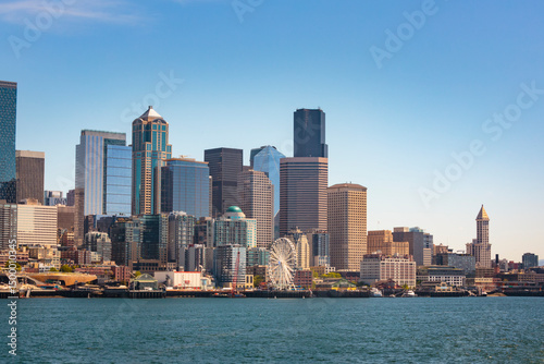 Seattle waterfront, Washington State, USA.