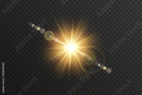 Sunburst PNG suits modern UI or promo graphics.
Light leak shines gently with warm sun illusion.
Overlay elements enrich depth in web backgrounds.