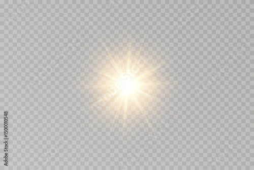 Glare spark flickers gently in morning-style shine. Warm gradient edges enhance visual composition depth.Transparent PNG flare ideal for realistic photo effects. Shining light effect mimics sunrise