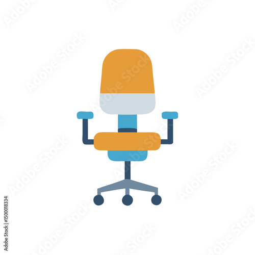 office chair isolated on white