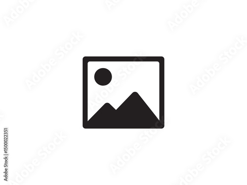 Gallery icon or photo icon and illustration design vector design 