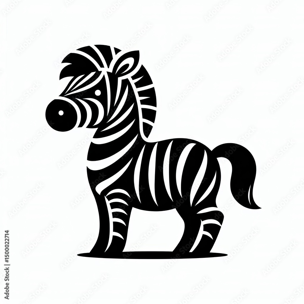 Obraz premium Zebra silhouette