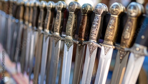 Ornate Daggers on Display.