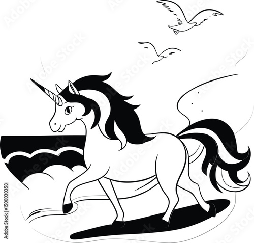 horse vector illustration