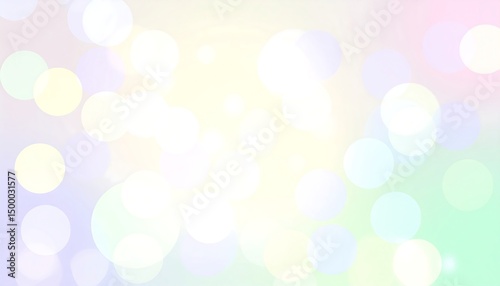 Pastel Bokeh Lights Background. (1)