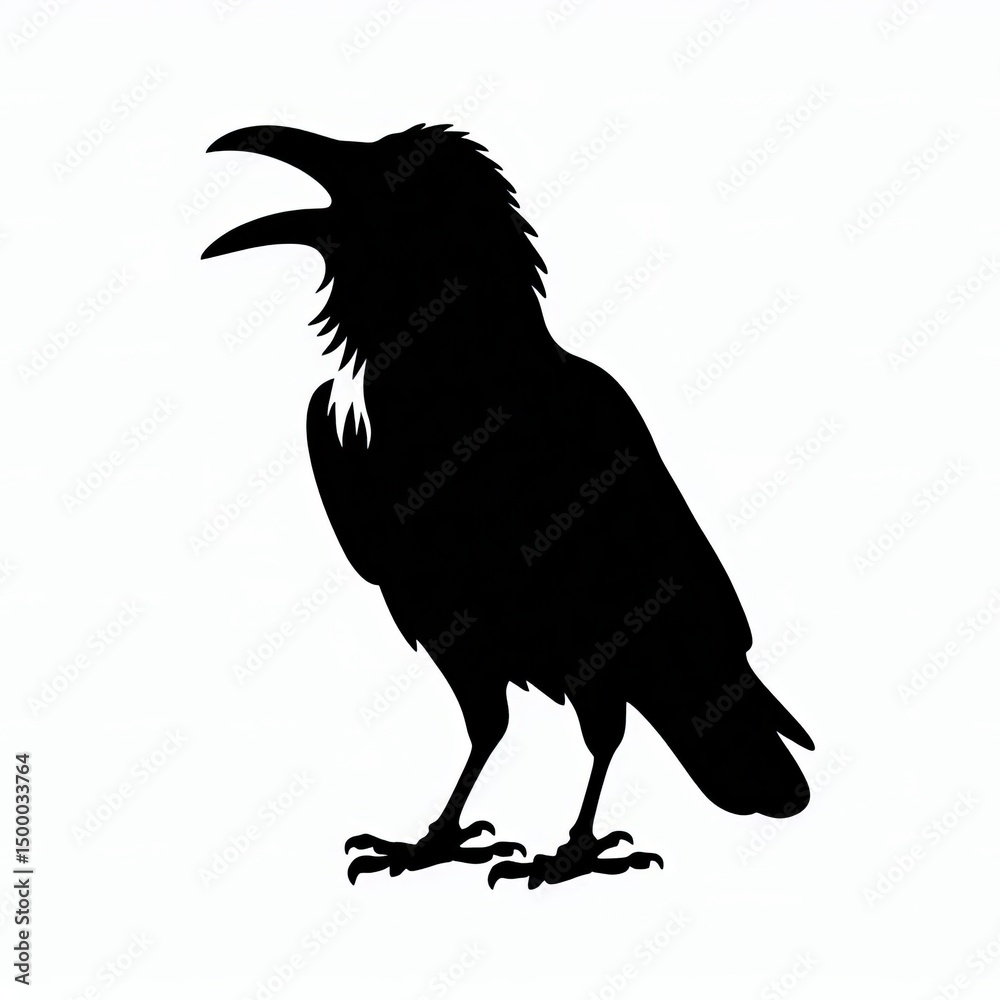 Fototapeta premium Crow Silhouette
