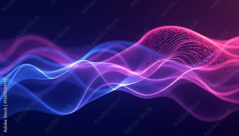 Fototapeta premium Dark wavy colors background 