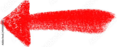 red grunge arrow