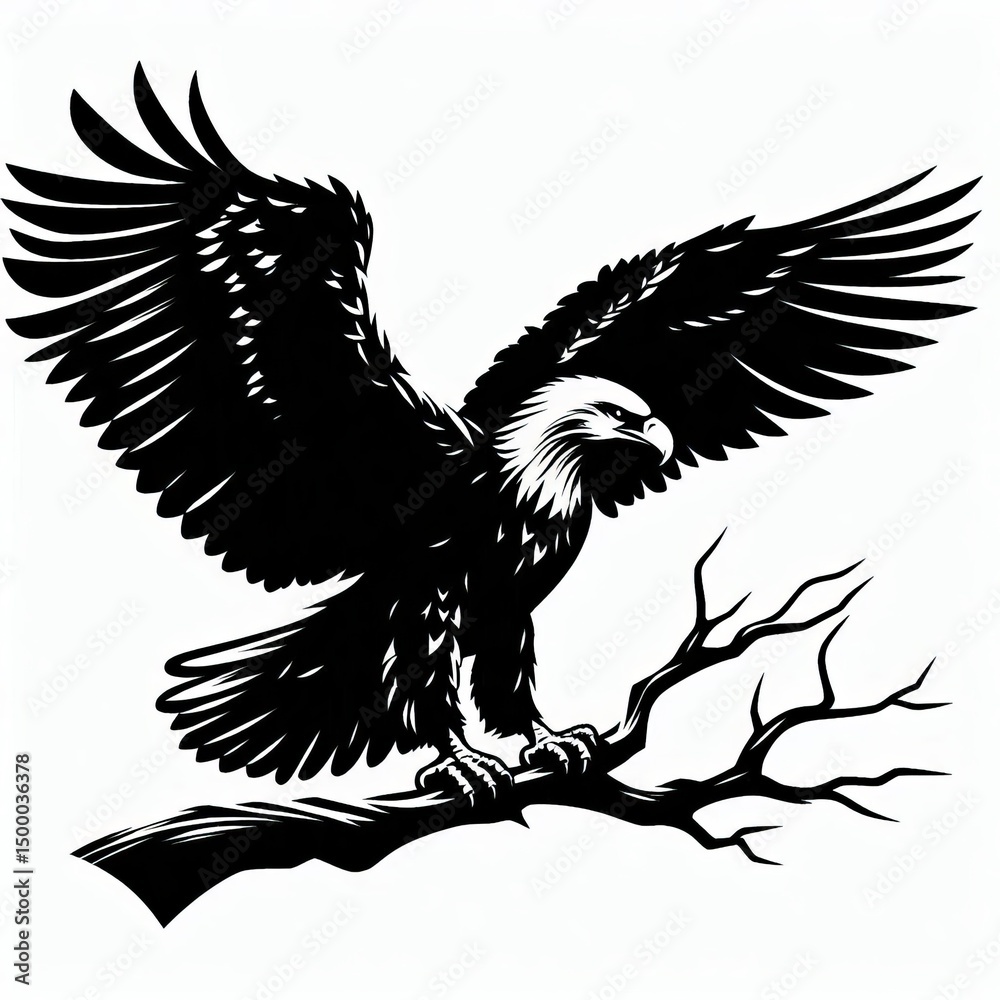 Obraz premium eagle Silhouette