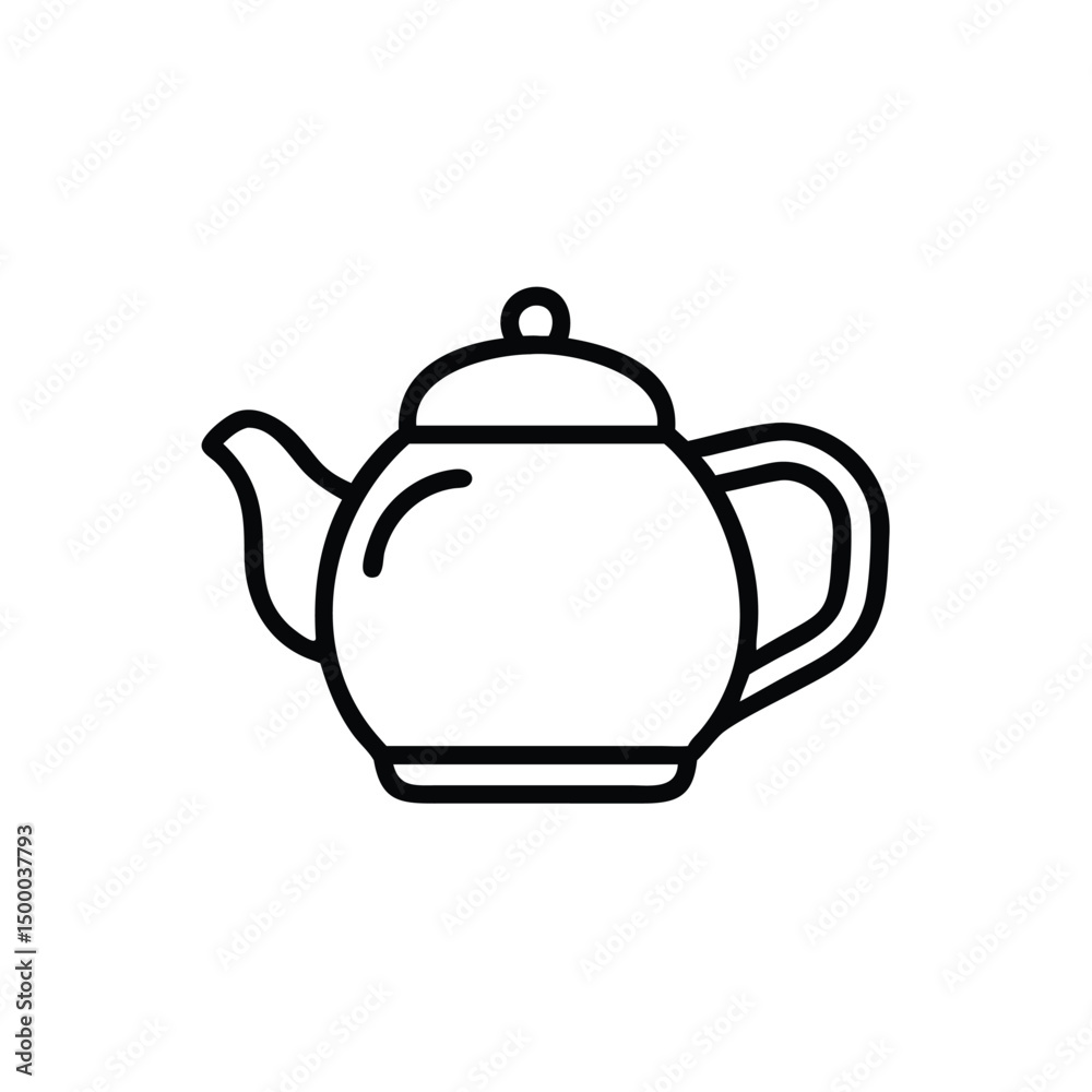 Obraz premium teapot isolated on white