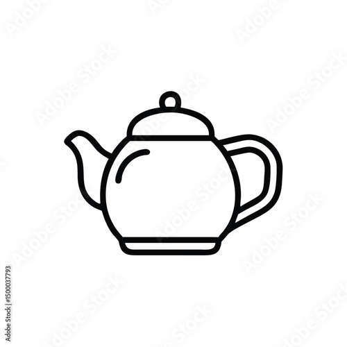 teapot isolated on white