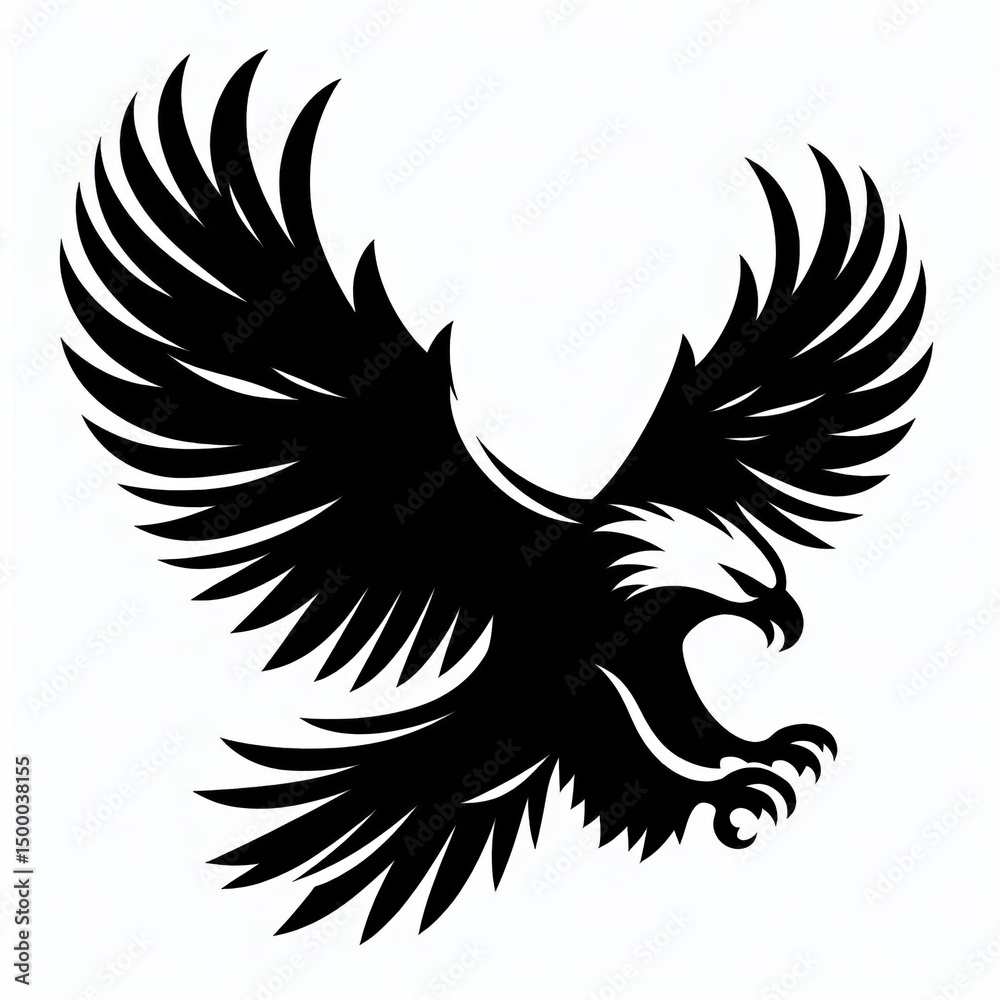 Fototapeta premium eagle Silhouette