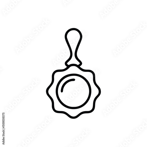 rubber stamp on white background