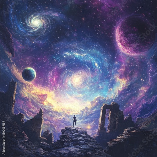 Cosmic wanderer on a celestial path