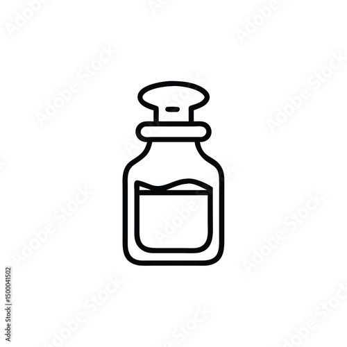 vector set of cosmetic bottles