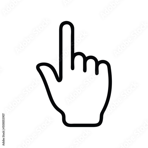 Pointing Hand Icon (e.g., index finger pointing)
