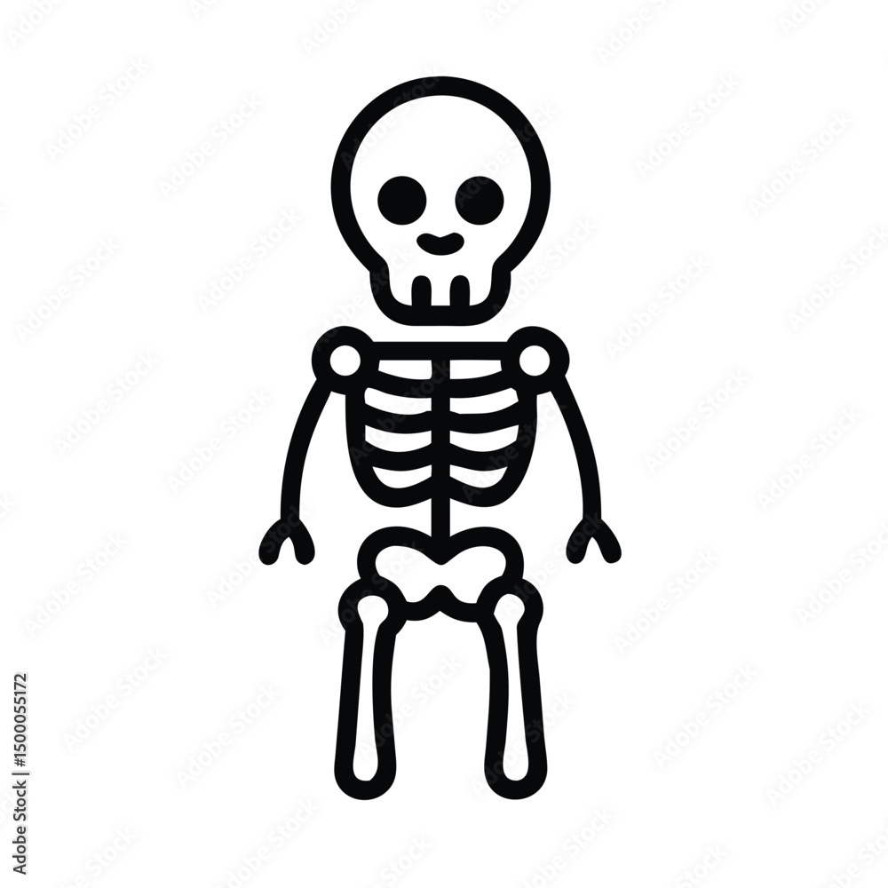 Obraz premium Full Skeleton Icon