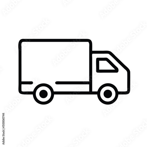 vector truck icon