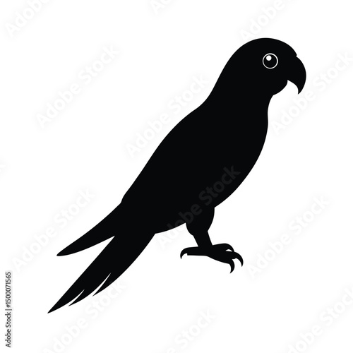 parrot vector silhouette