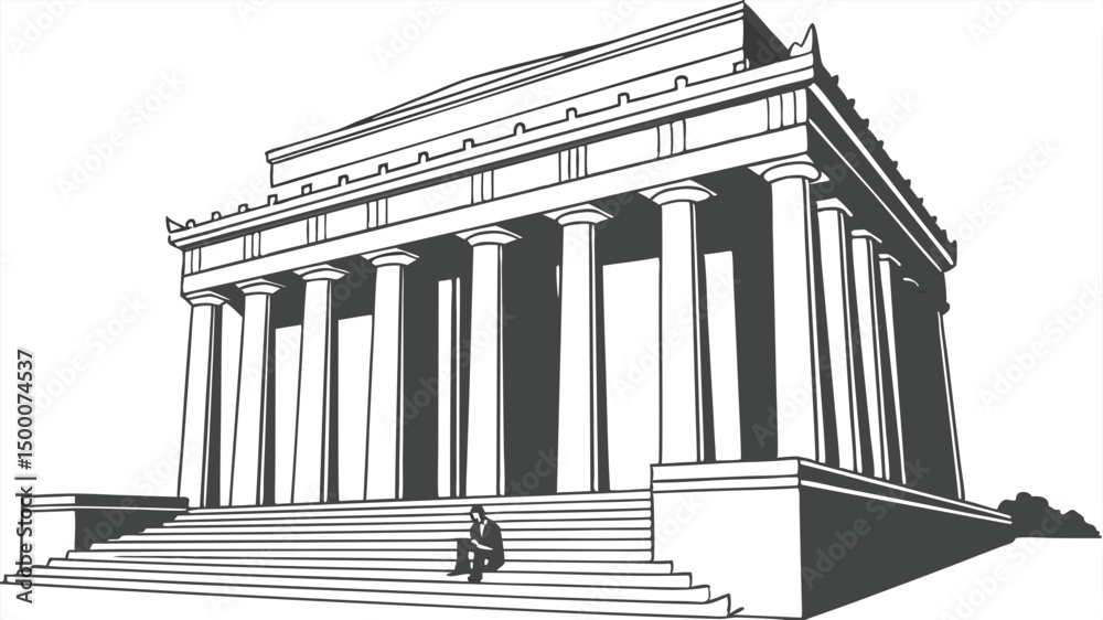 custom made wallpaper toronto digitalA Monumental Icon The Lincoln Memorial and Its History