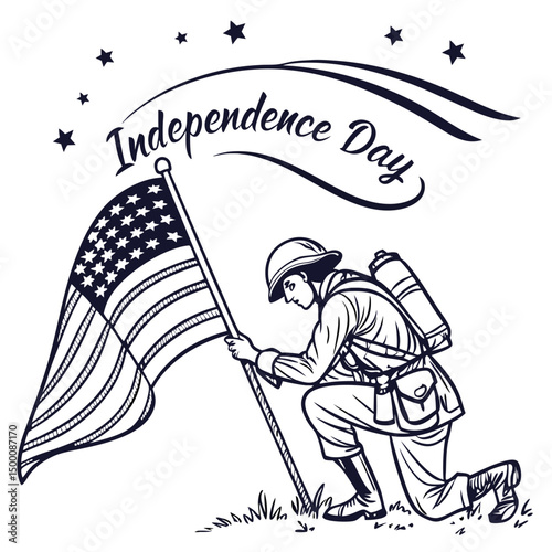 Celebrating Freedom A Patriotic Soldier's Independence Day Reflection