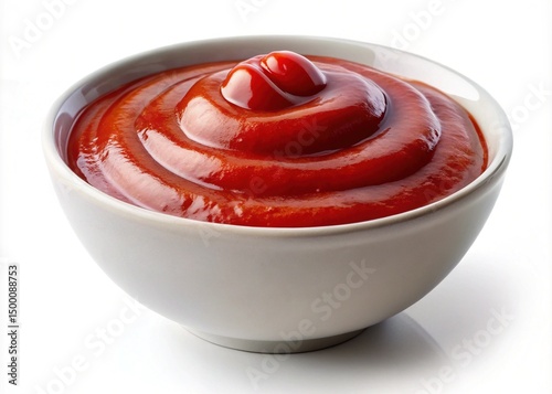 Wallpaper Mural Delicious bowl of rich red ketchup, smooth texture, vibrant and appetizing color Torontodigital.ca