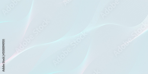 Premium background design with white line pattern (texture) in luxury pastel colour. Abstract horizontal vector template for business banner, formal backdrop, prestigious voucher, luxe invite