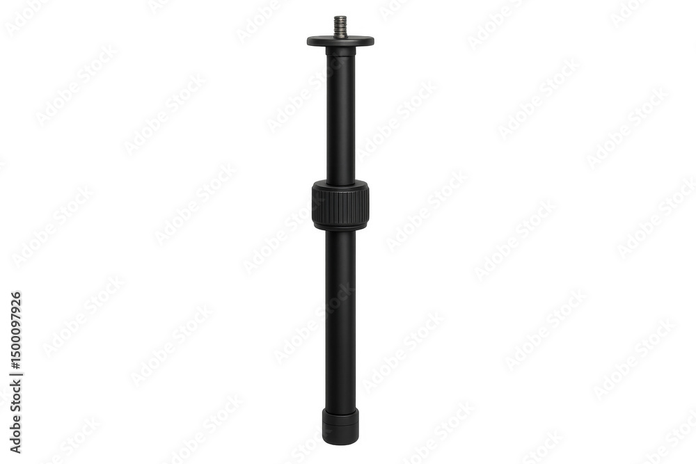 Monopod central column extending, isolated on transparent background Monopod central column extending, isolated on transparent background