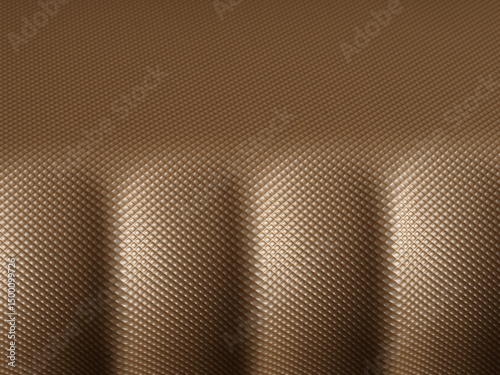 sheet with a raised pattern, texture in shades of golden brown, template, wallpaper, background for projects, space for text