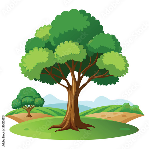 Tree in farmland