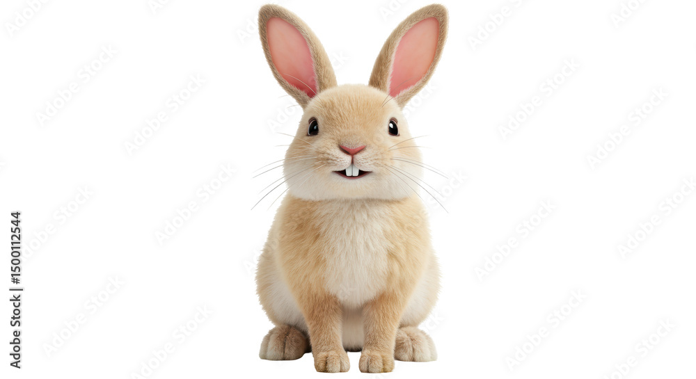 Obraz premium Isolated Cute Rabbit