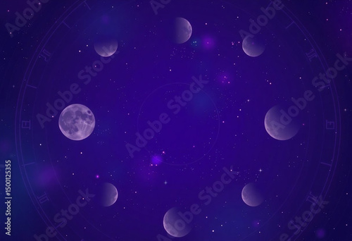 moon and stars