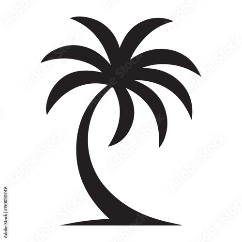 abstract palm tree