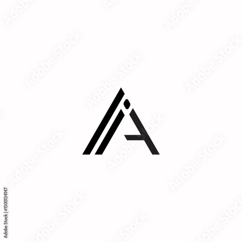 This is a beautiful logo, with a lowercase i and an uppercase A.