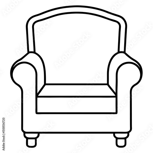 sofa isolated on white background