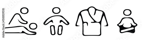 Aromatherapy Massage Icon Set For Free