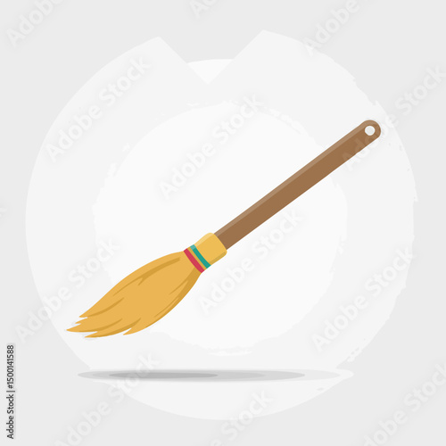 Vector illustration of a broomVector image
