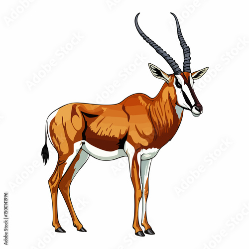 Sable Antelope IllustrationVector image