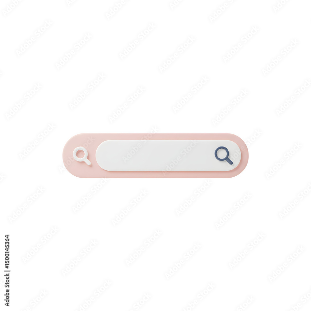 Search bar with light pink background and blue download arrow beside it Search bar with light pink background and blue download arrow beside it
