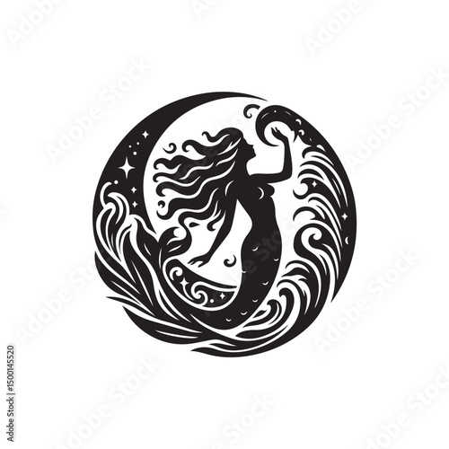 mythological mermaid Vector (1).eps