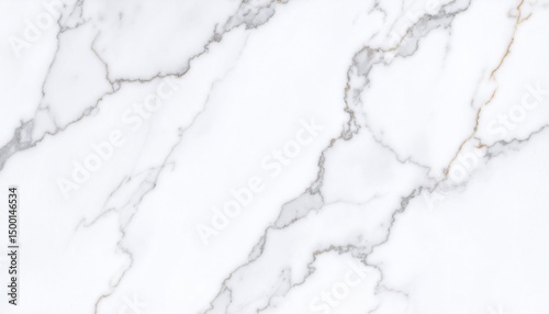 白大理石の高級テクスチャ – ゴールドとグレーの繊細なベイン模様Luxury White Marble Texture with Elegant Gold and Gray Veins – High Resolution Background