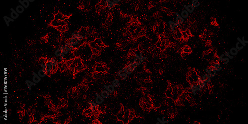 Red smoke background luxurious colorful liquid marble surfaces design. Grunge design background with unique marble distressed smokey grunge texture surface red. Realistic dark red fire particle burn.