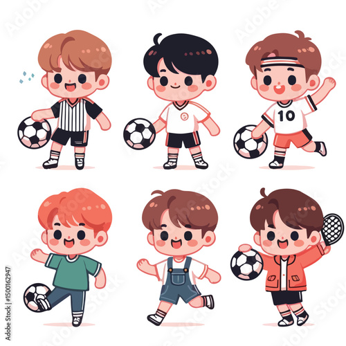 vector sheet young man playing funny cool