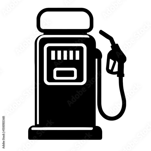 Gas Pump Outline Icon for Fuel Stations and Vehicles
