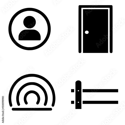 Energy Protection & Self-Preservation Boundaries Icon Set