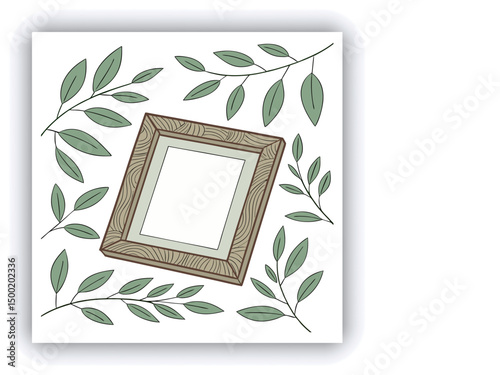Set of different flowers, brunch and frames from flat editable stroke. Luxury line floral collection for wedding invitation art, design template. Botanical vector