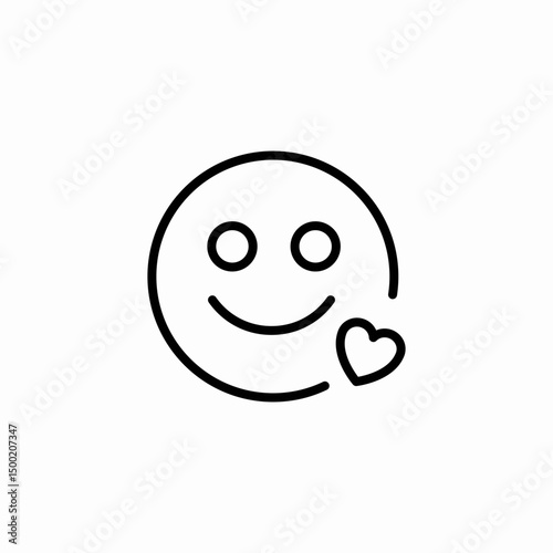 smiling face icon sign vector